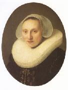 REMBRANDT Harmenszoon van Rijn Cornelia Pronck wife of Albert Cuyper (mk05) oil painting